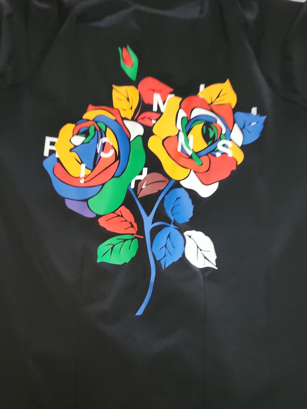 adidas x Rich Mnisi Pride Cycling Jersey Rainbow Roses NWT Small Retail $120